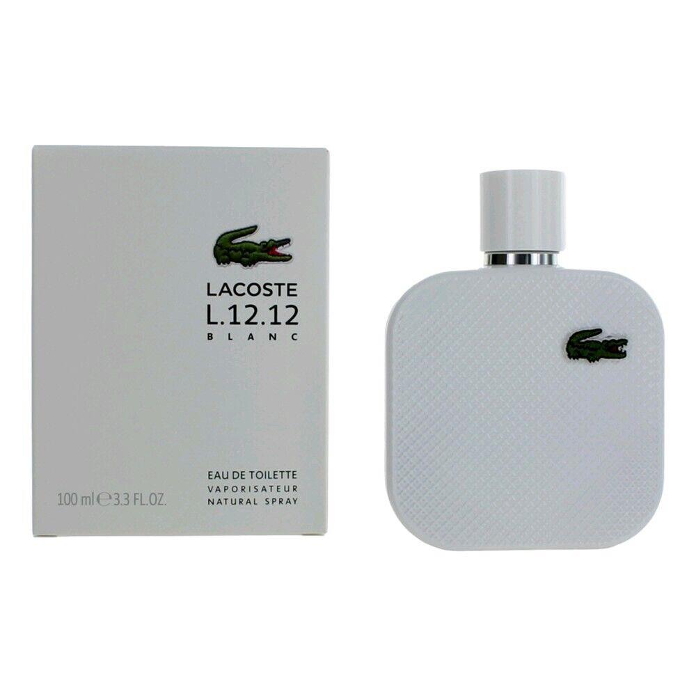 Lacoste L.12.12 White Blanc by Lacoste 3.3 oz Edt Spray For Men