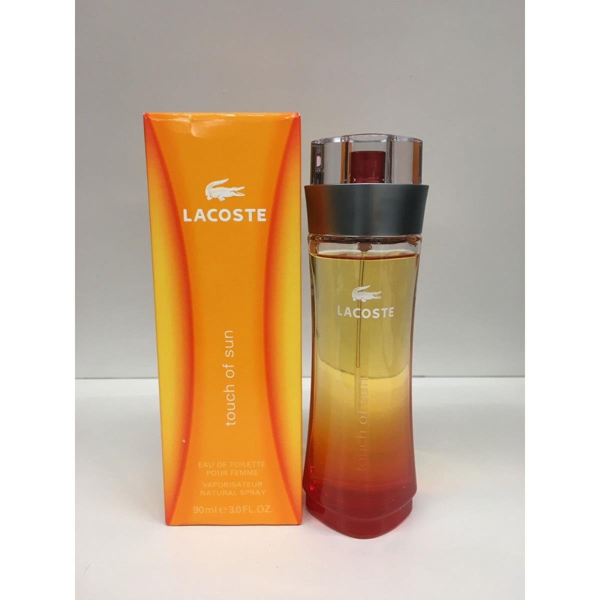 Lacoste Touch of Sun Women 3.0oz/90ml Eau De Toilette Spray Rare