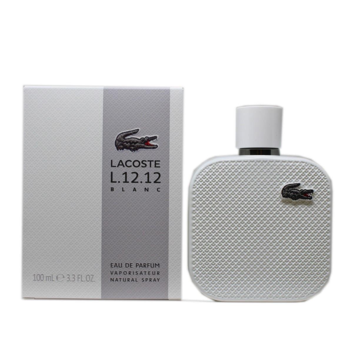 Lacoste L.12.12 Blanc Eau DE Parfum Natural Spray For Men 100 ML/3.3 Fl.oz