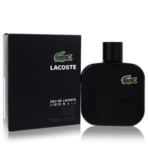 Lacoste Eau De Lacoste L.12.12 Noir Lacoste For Men Edt Spray 3.4 oz / 100 ml