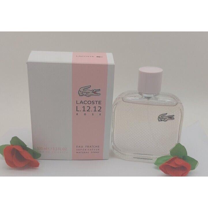 Lacoste L.12.12 Rose Eau Fraiche For Women 3.3