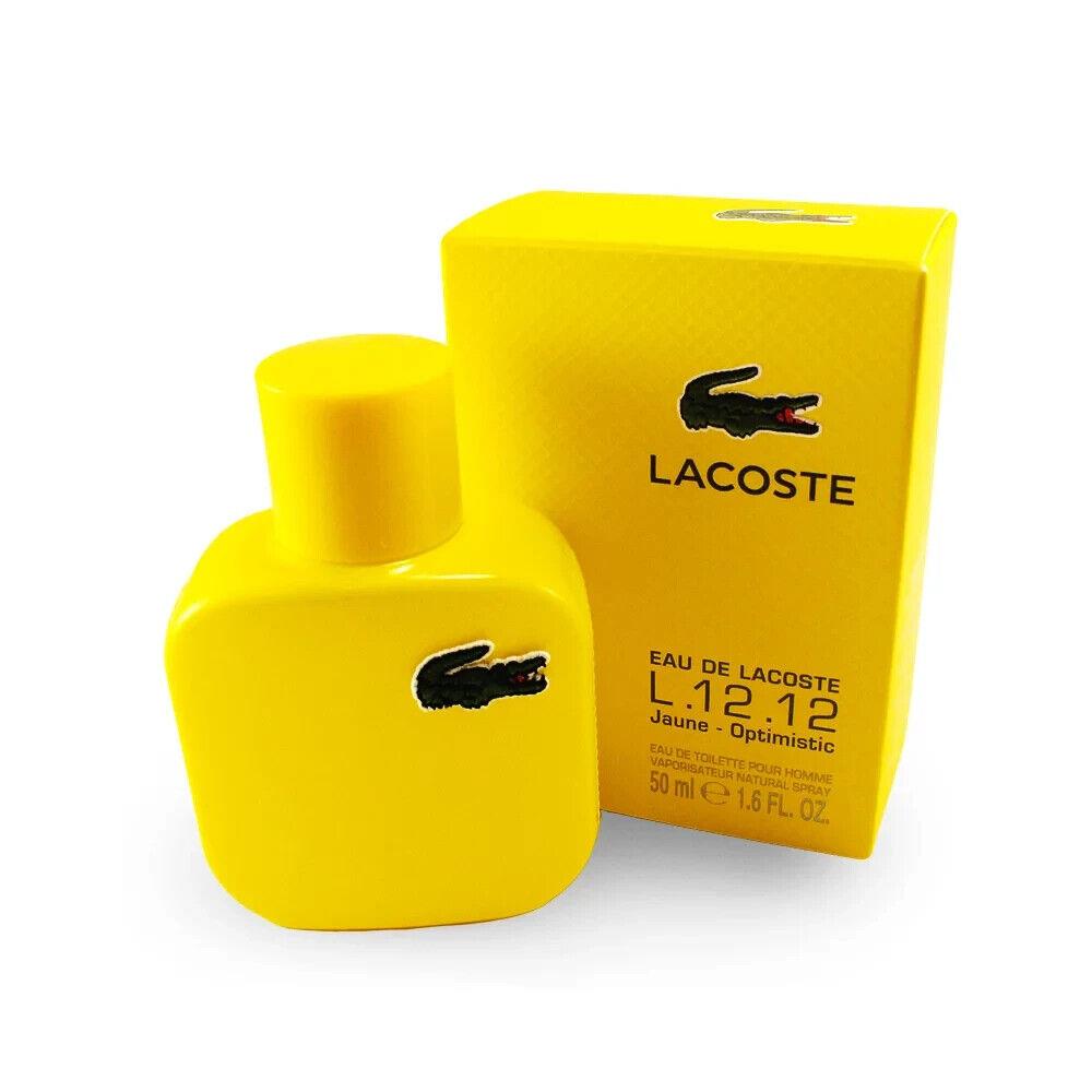 Eau De Lacoste L.12.12 Jaune-optim by Lacoste For Men Edt 1.6 FL OZ / 50 ML