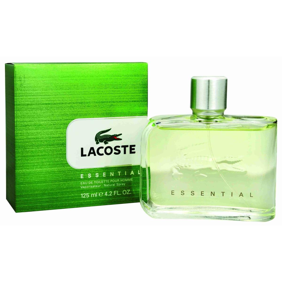 Lacoste Essential Pour Homme Men 4.2 oz Eau de Toilette Spray