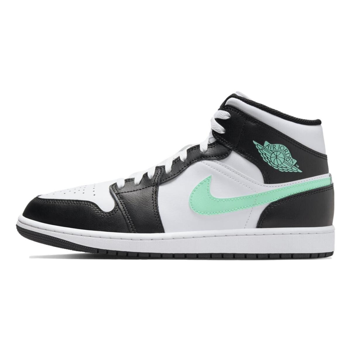 Size 8.5 - Nike Air Jordan 1 Mid `green Glow` Men`s Shoes DQ8426-103