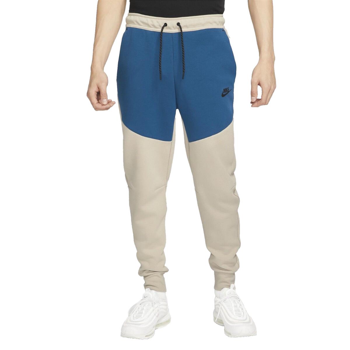 Nike Tech Fleece Jogger Pants CU4495-236 Blue/beige Men`s Small S