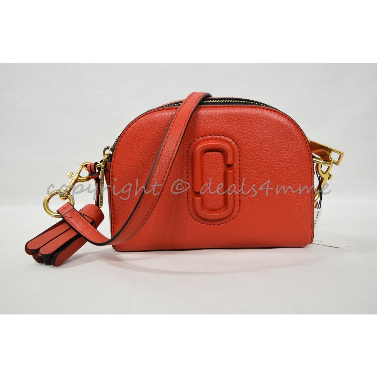 Marc By Marc Jacobs M0009474 Shutter Camera Shoulder/crossbody Bag in Lava Red