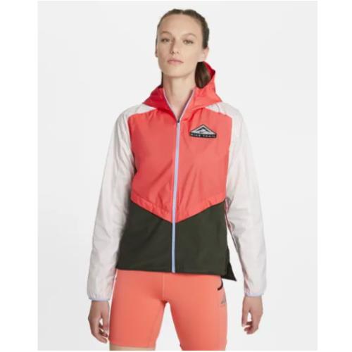 Nike Shield Women`s Trail Running Jacket DC8041 814 Size Small Water Resistant