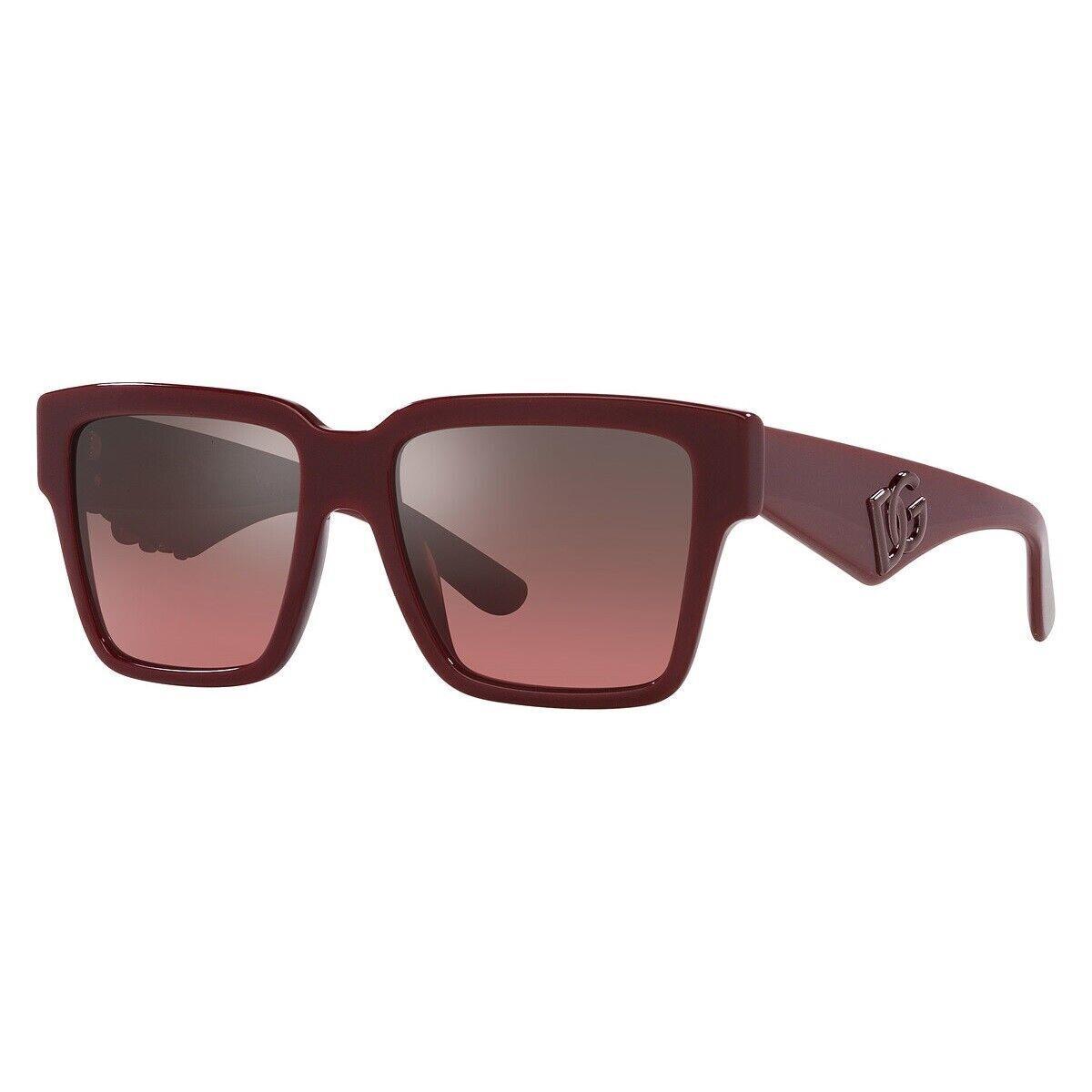 Dolce Gabbanadolce Gabbana DG4436 30917E Bordeaux/pink Mirrored Silver