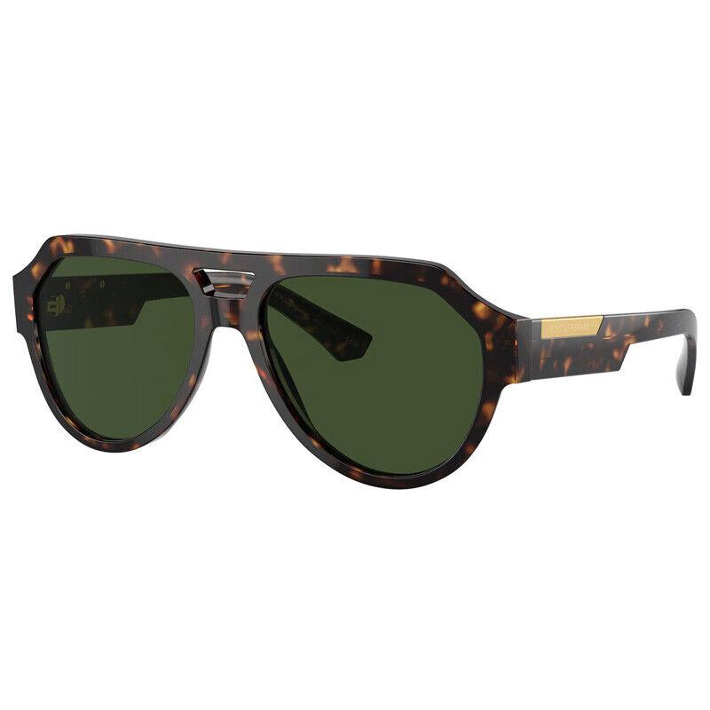 Dolce Gabbana DG4466 502/71 Havana/dark Green 56-17-145 Sunglasses