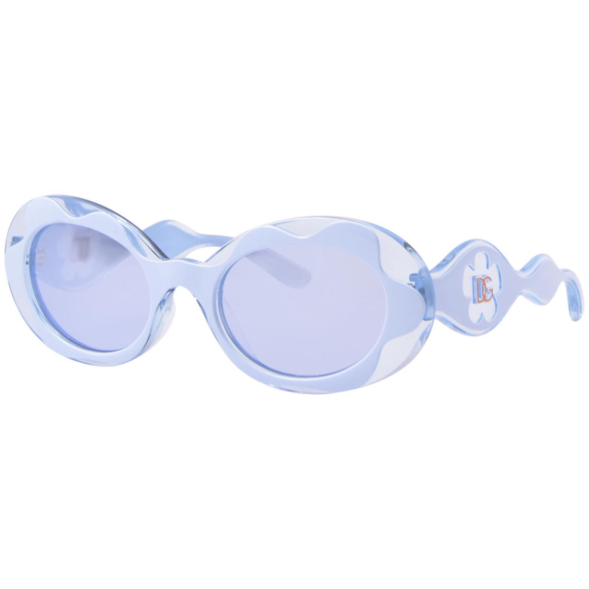 Dolce Gabbana DX6005 33451U Sunglasses Youth Kids Girl`s Azure/violet 49mm