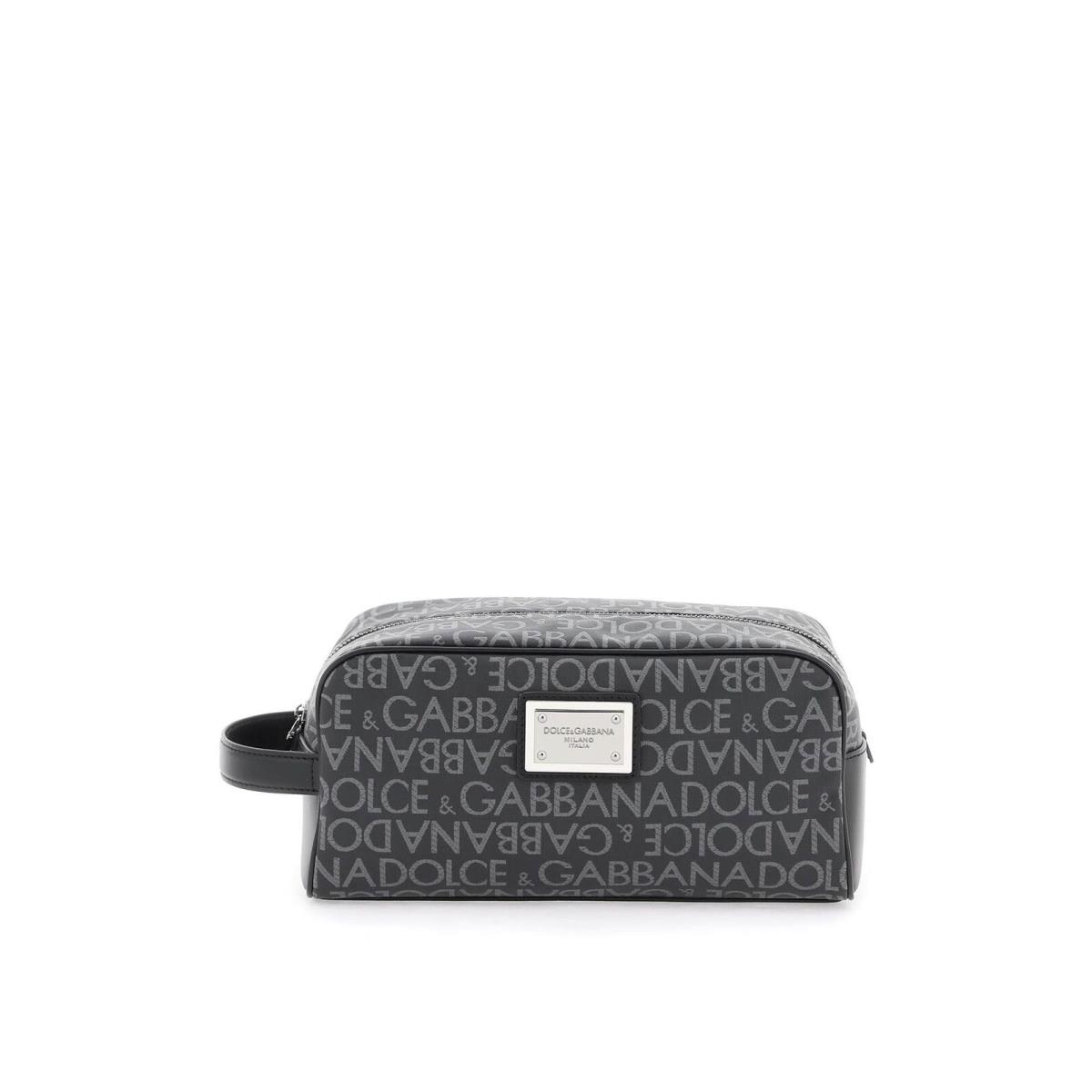 Dolce Gabbana Coated Jacquard Vanity Case