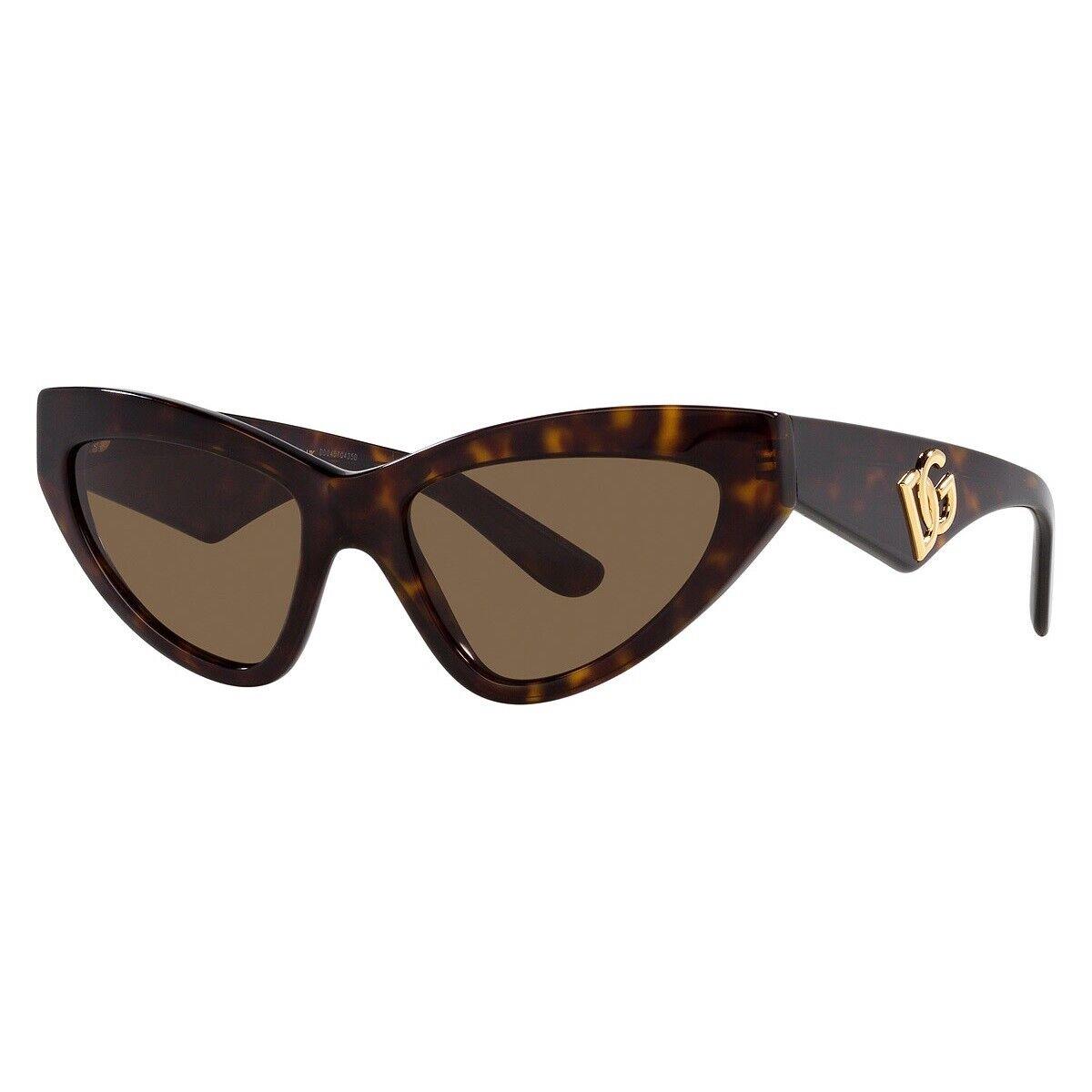 Dolce Gabbana DG4439 502/73 Havana/dark Brown 55-18-145 Sunglasses