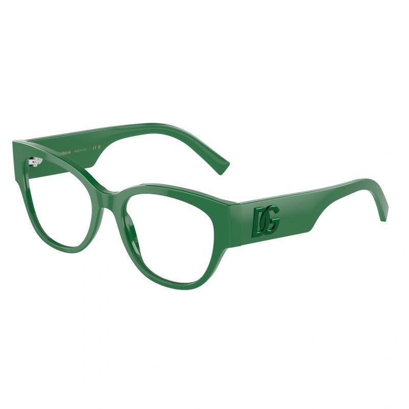 Dolce Gabbana DG3377 3311 Dark Green Eyeglasses 51-18-145