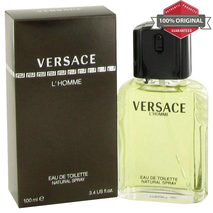 Versace L`homme Cologne 3.4 oz Edt Spray For Men by Versace