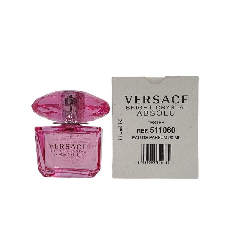 Versace Bright Crystal Absolu Edp 3.0 oz Spray White Box - White