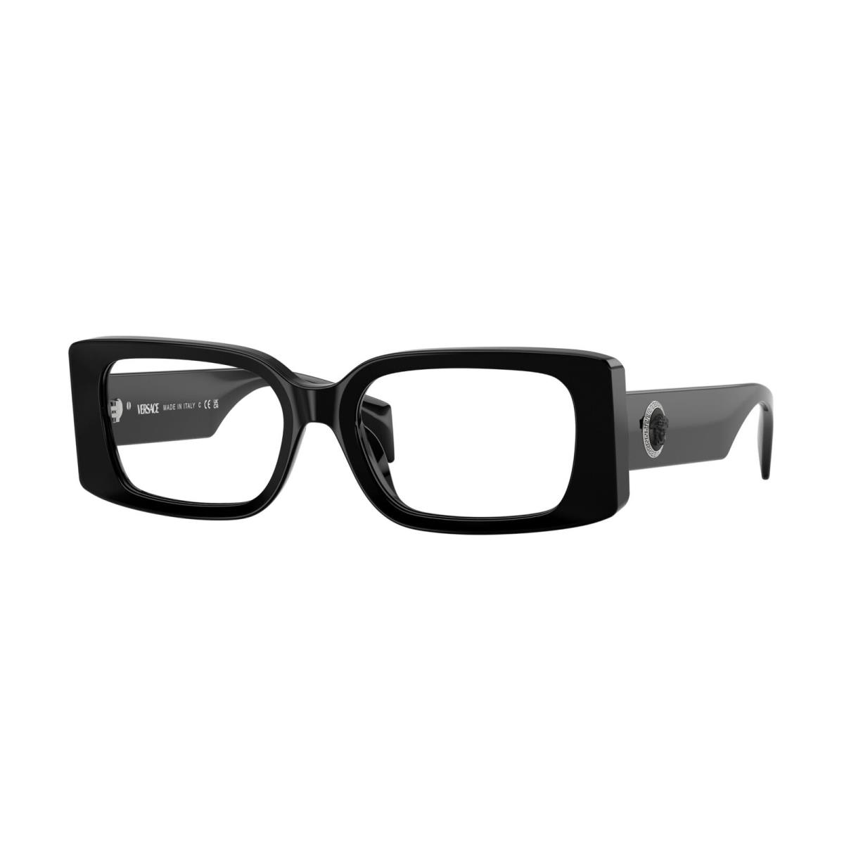 Versace Eyeglasses VE3362U GB1 53mm Black / Demo Lens