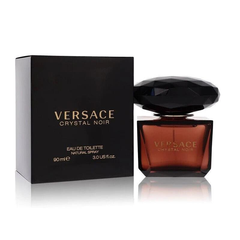 Crystal Noir Versace Women 3.0 3 oz 90 ml Eau De Toilette Spray