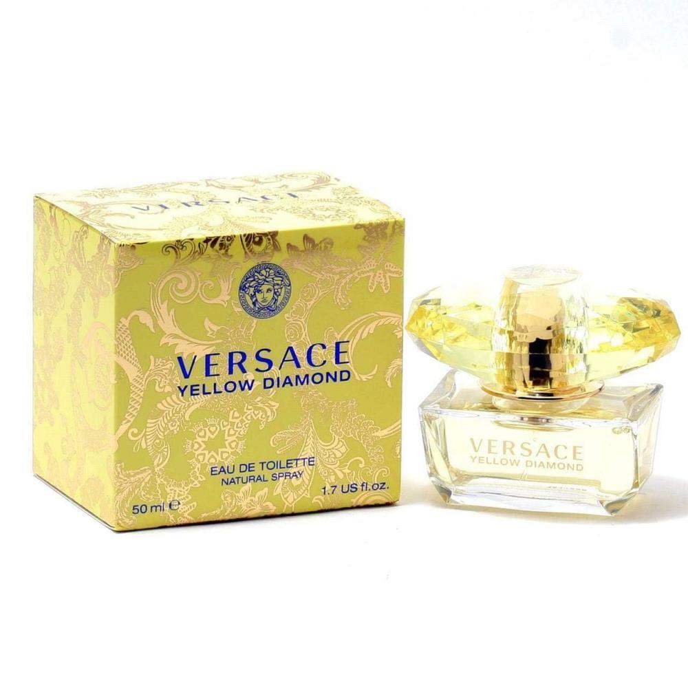 Versace Yellow Diamond Eau De Toilette Spray For Women 1.7 Fl Oz