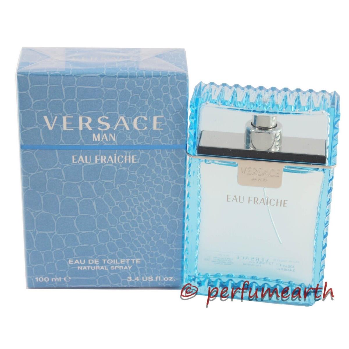 Versace Man Eau Fraiche 3.3 / 3.4 oz Eau De Toilette Spray For Men