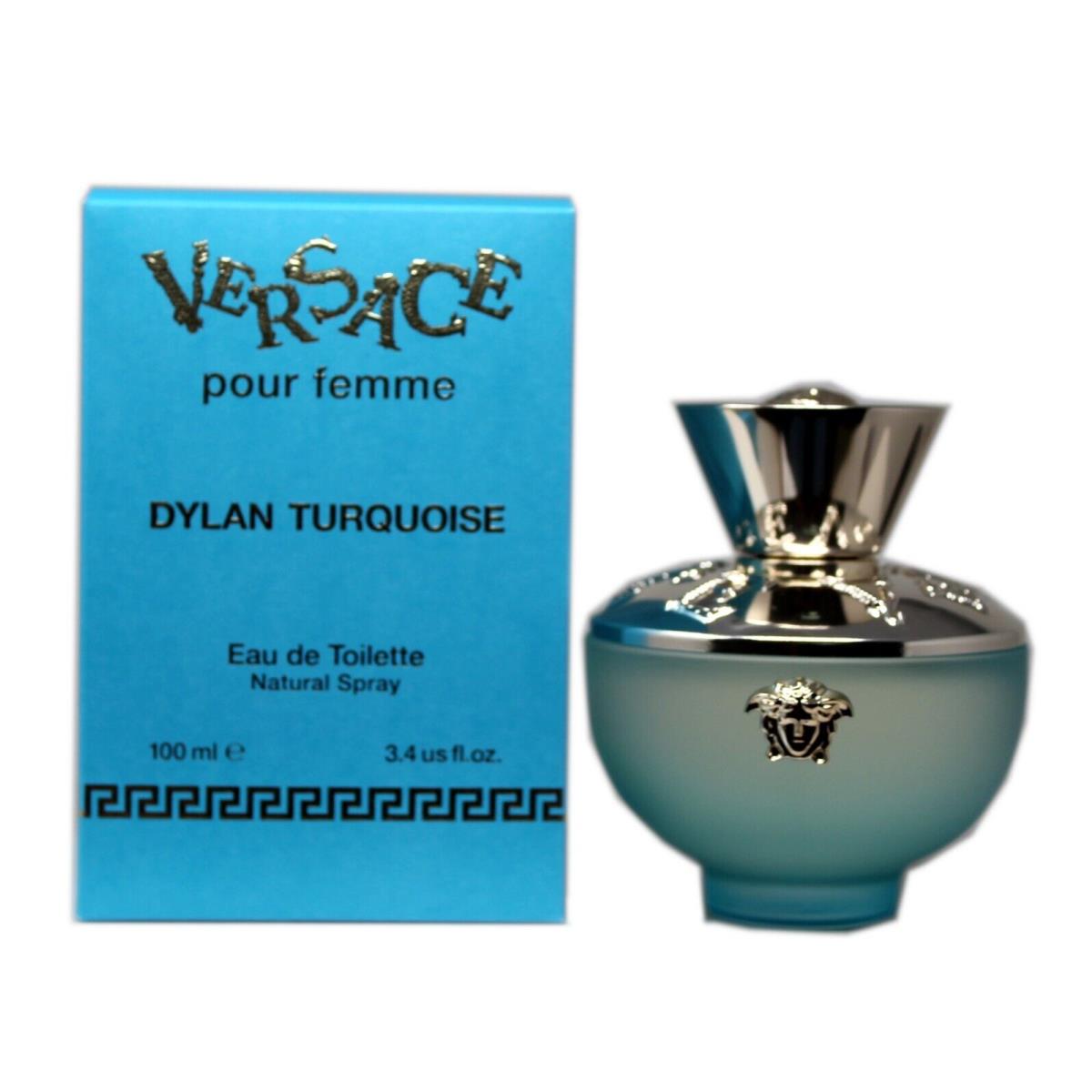 Versace Pour Femme Dylan Turquoise Eau DE Toilette Natural Spray 100 ML/3.4 OZ