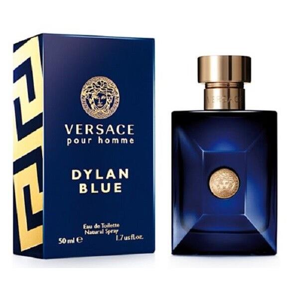 Versace Pour Homme Dylan Blue For Men Eau de Toilette 1.7 oz 50 ml Edt Spray