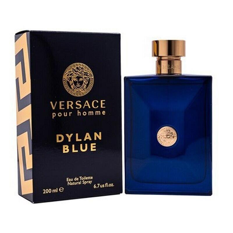 Versace Dylan Blue Men 6.7 oz 200 ml Eau De Toilette Spray