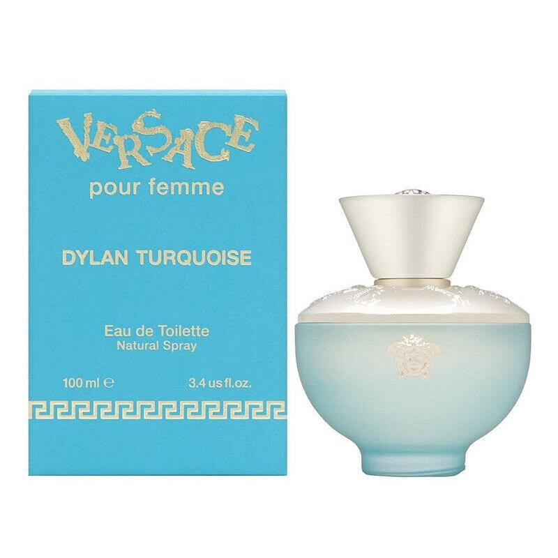 Versace Dylan Turquoise Women 3.4 oz 100 ml Eau De Toilette Spray