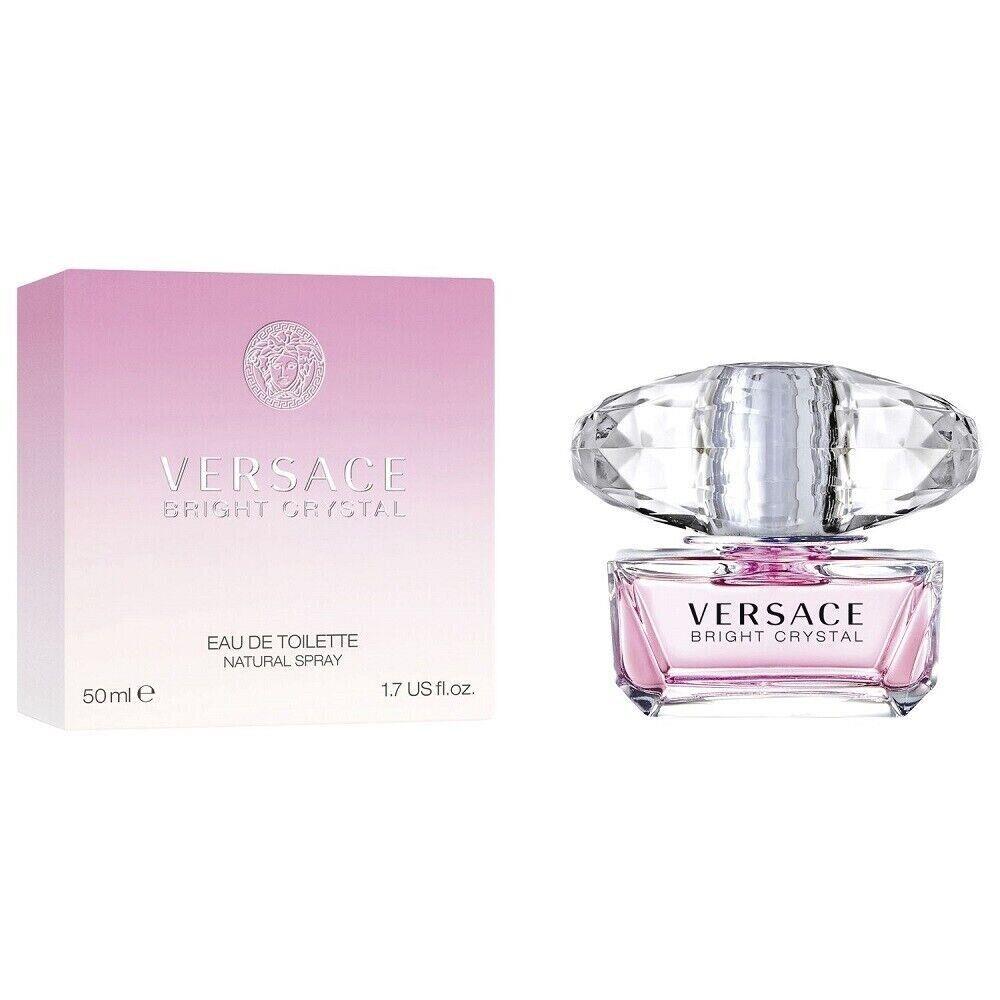 Versace Bright Crystal Eau De Toilette Spray For Women 1.7oz Box