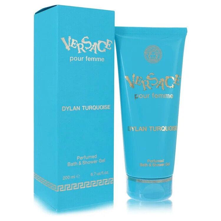 Versace Pour Femme Dylan Turquoise Perfume By Versace Shower Gel 6.7oz/200ml