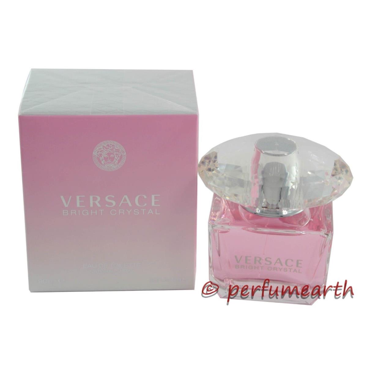 Versace Bright Crystal By Versace 3.0 / 90ml Edt Spray For Women