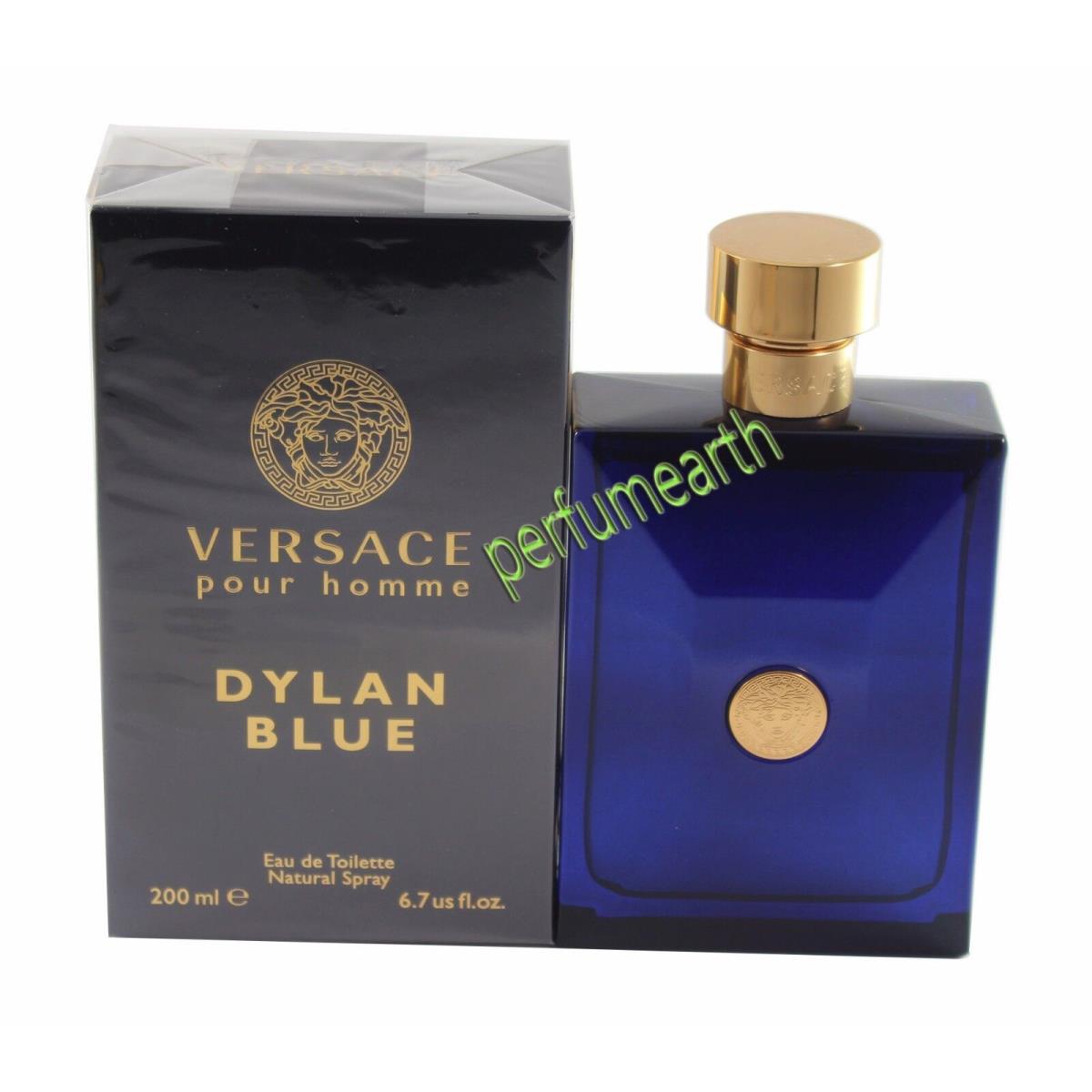 Versace Pour Homme Dylan Blue 6.7/6.8 oz/200 ml Men`s Edt Spray