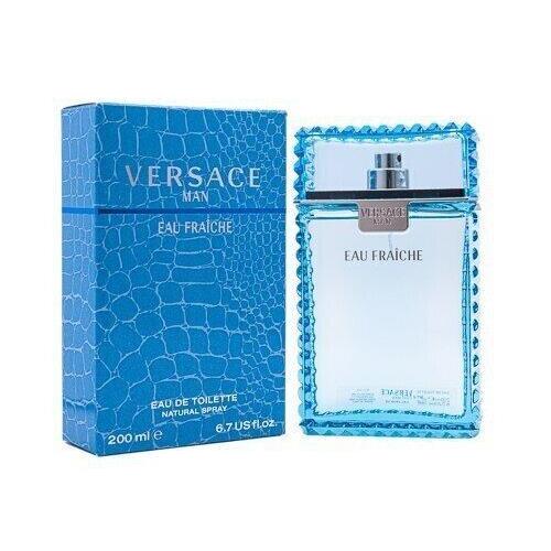 Versace Man Eau Fraiche For Men 6.7 Edt Spray