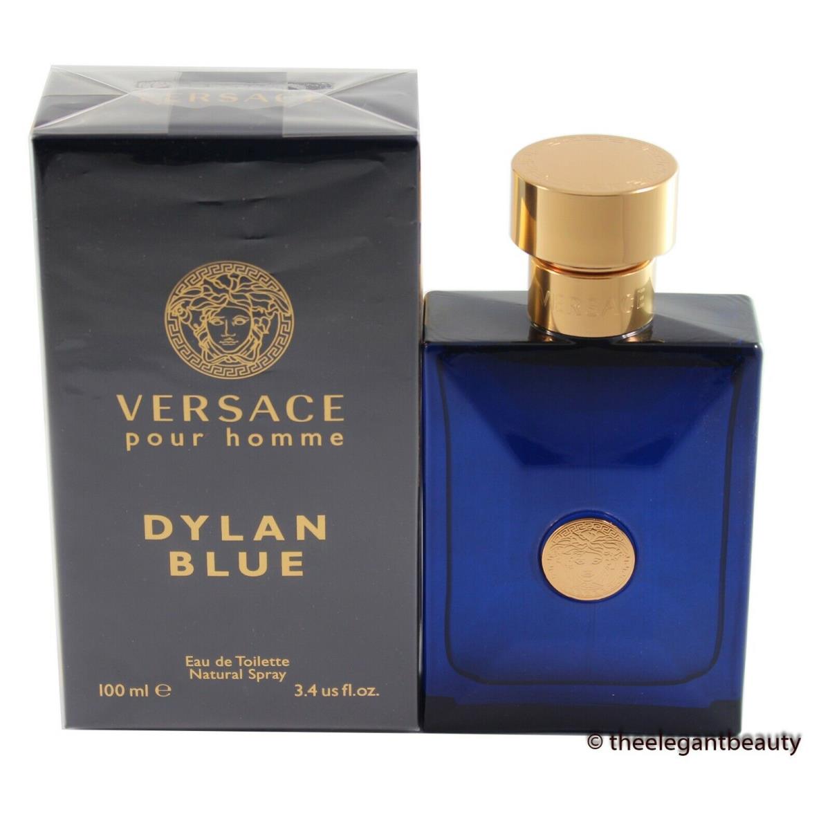 Versace Pour Homme Dylan Blue 3.4oz/100ml Edt Spray For Men