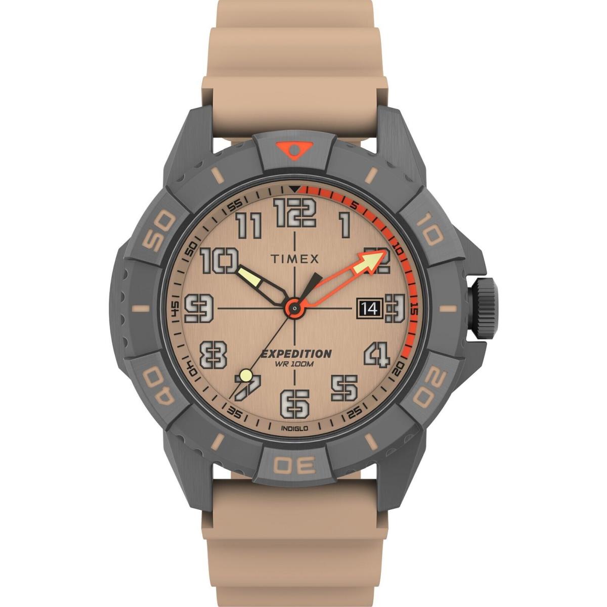 Timex TW2V40900 Men`s Expedition North Ridge Resin Strap 3-Hand Analog Watch