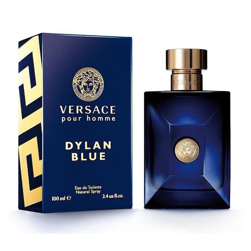 Versace Dylan Blue Men 3.4 oz 100 ml Eau De Toilette Spray