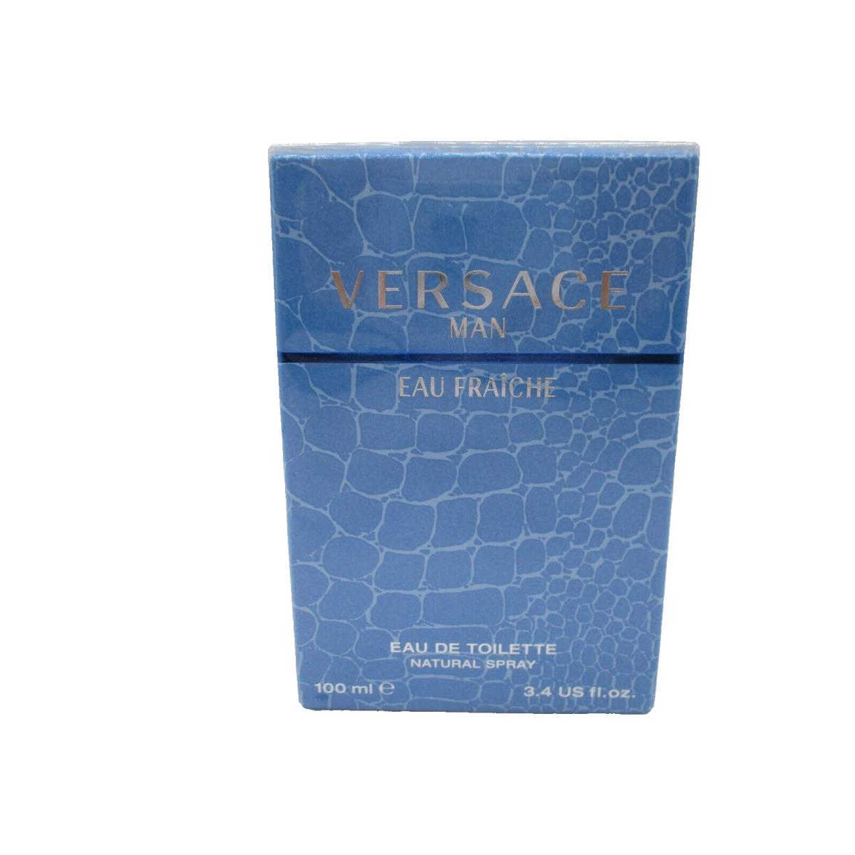 Versace Man Eau Fraiche Eau De Toilette Spray 3.4 oz / 100 ml /