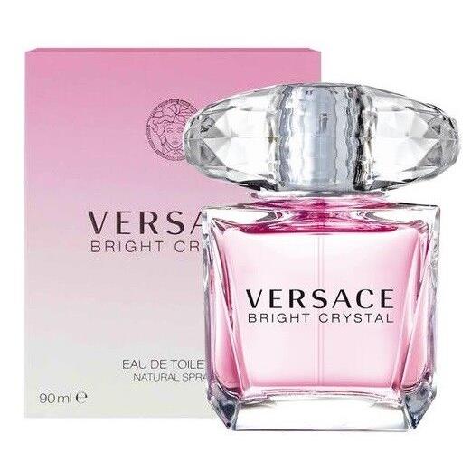 Versace Bright Crystal Women 3.0 oz 90 ml Eau De Toilette Spray