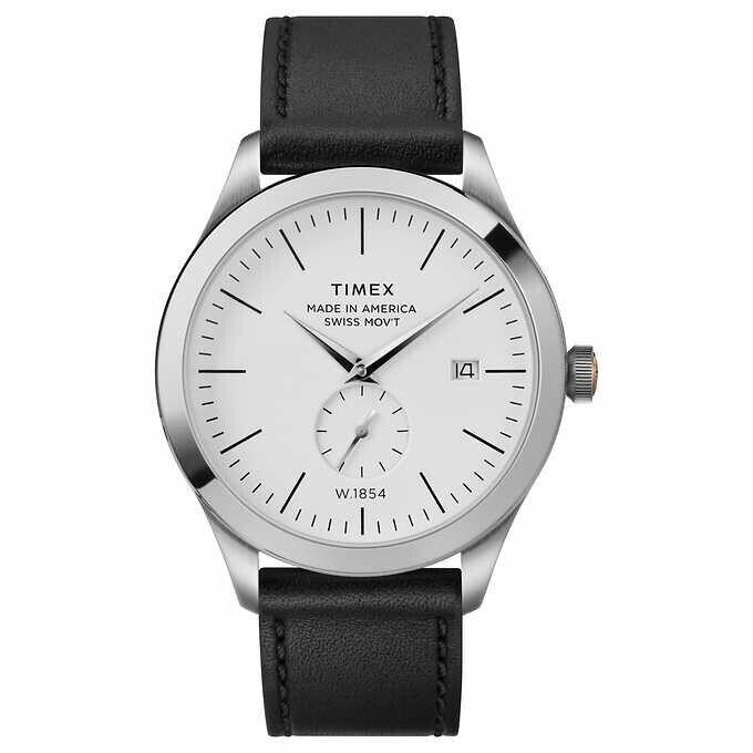 Timex American Documents Stainless Steel Men`s Quartz Watch TW2R82700US