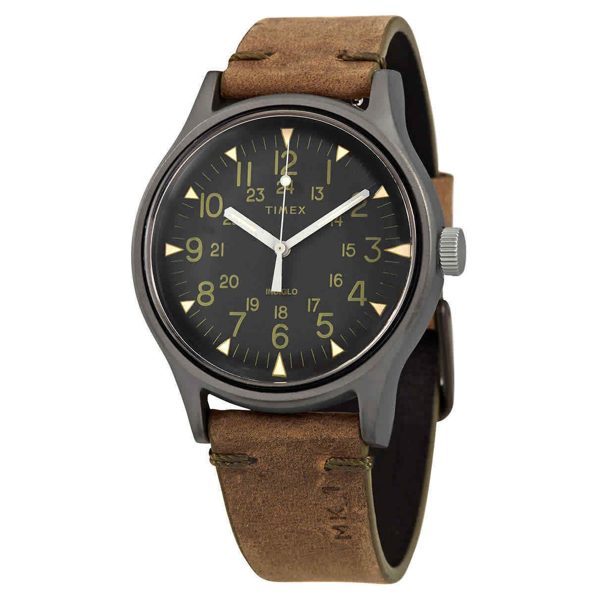 Timex MK1 Quartz Black Dial Men`s Watch TW2R97000