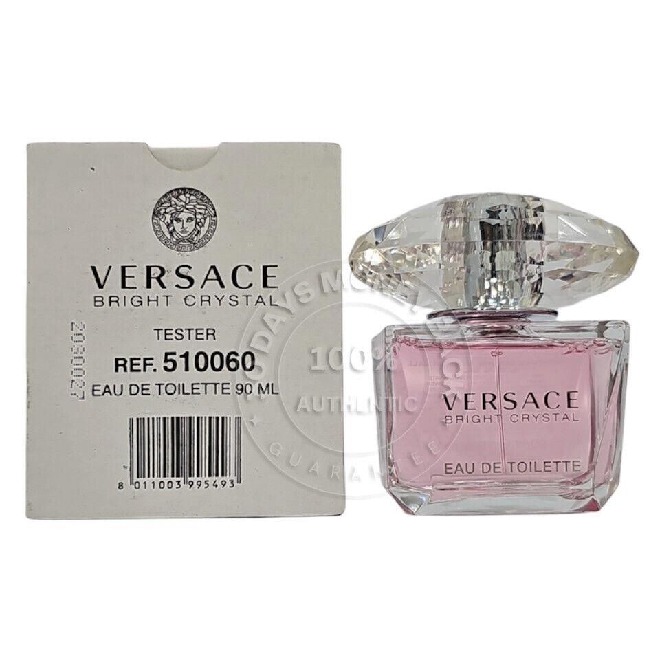 Versace Bright Crystal Edt 3.0 oz / 90 ml Women Spray As Shown