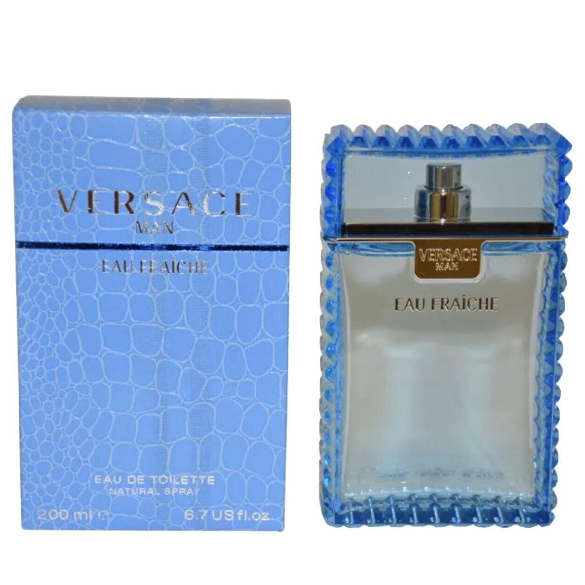 Versace Man Eau Fraiche by Gianni Versace 6.7 Oz Edt Cologne For Men