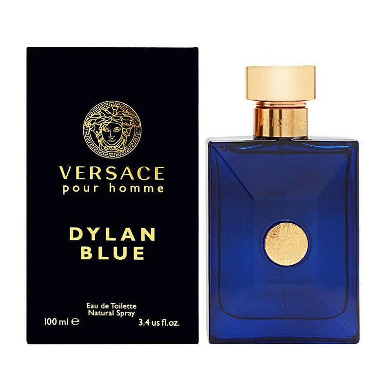 Versace Dylan Blue Pour Homme Men 3.4 oz 100 ml Eau De Toilette Spray