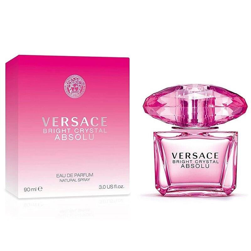 Versace Bright Crystal Absolu Women 3.0 3 oz 90 ml Eau De Parfum Spray