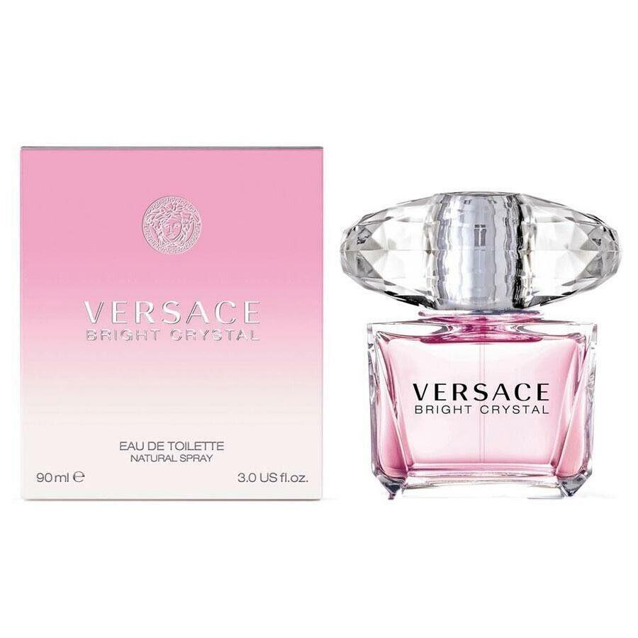 Bright Crystal by Versace 3oz Edt For Women Box