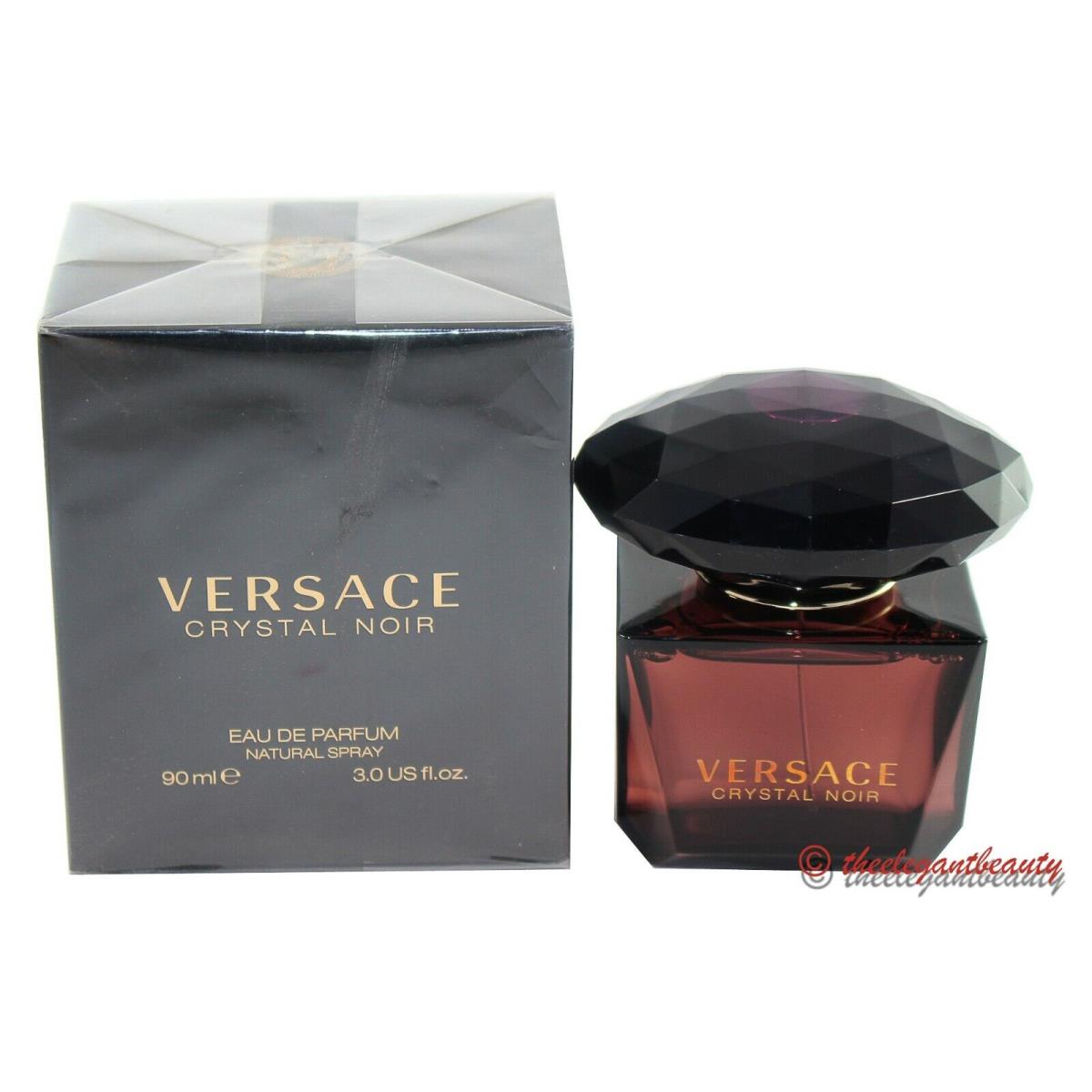 Versace Crystal Noir 3.0oz/90ml Edp Spray For Women