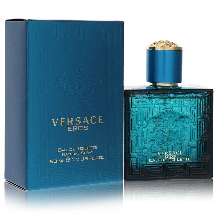 Versace Eros Cologne by Versace Eau De Toilette Spray 1.7 Oz/ 50 ml For Men