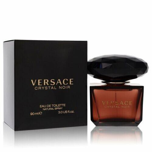 Versace Crystal Noir by Versace 3.0oz/90ml Edt Spray For Women