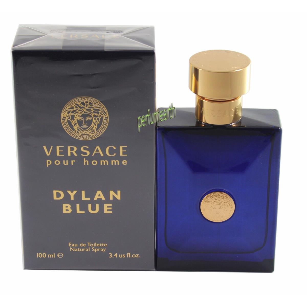 Versace Pour Homme Dylan Blue 3.4/3.3 oz/100 ml Men`s Edt Spray