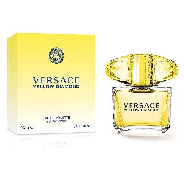 Versace Yellow Diamond Women 3.0 oz 90 ml Eau De Toilette Spray