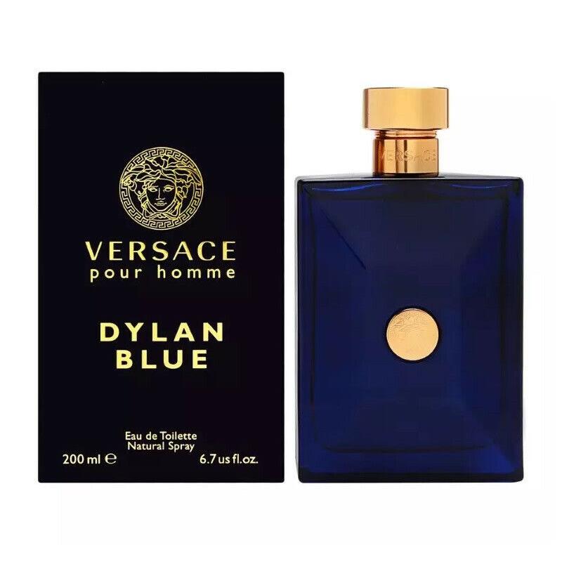 Versace Dylan Blue Pour Homme Men 6.7 oz 200 ml Eau De Toilette Spray